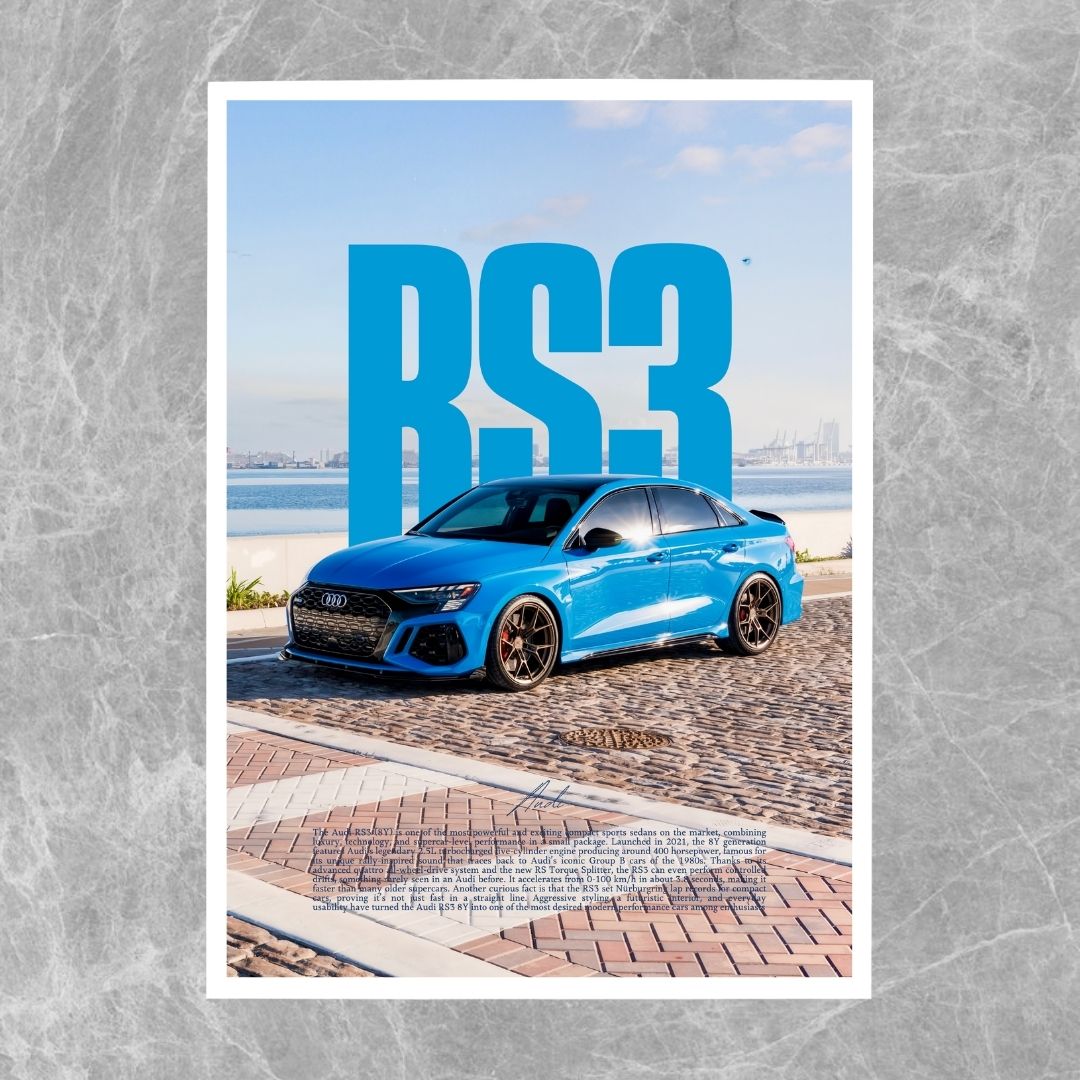 Audi RS3 8Y Blue - Gallery