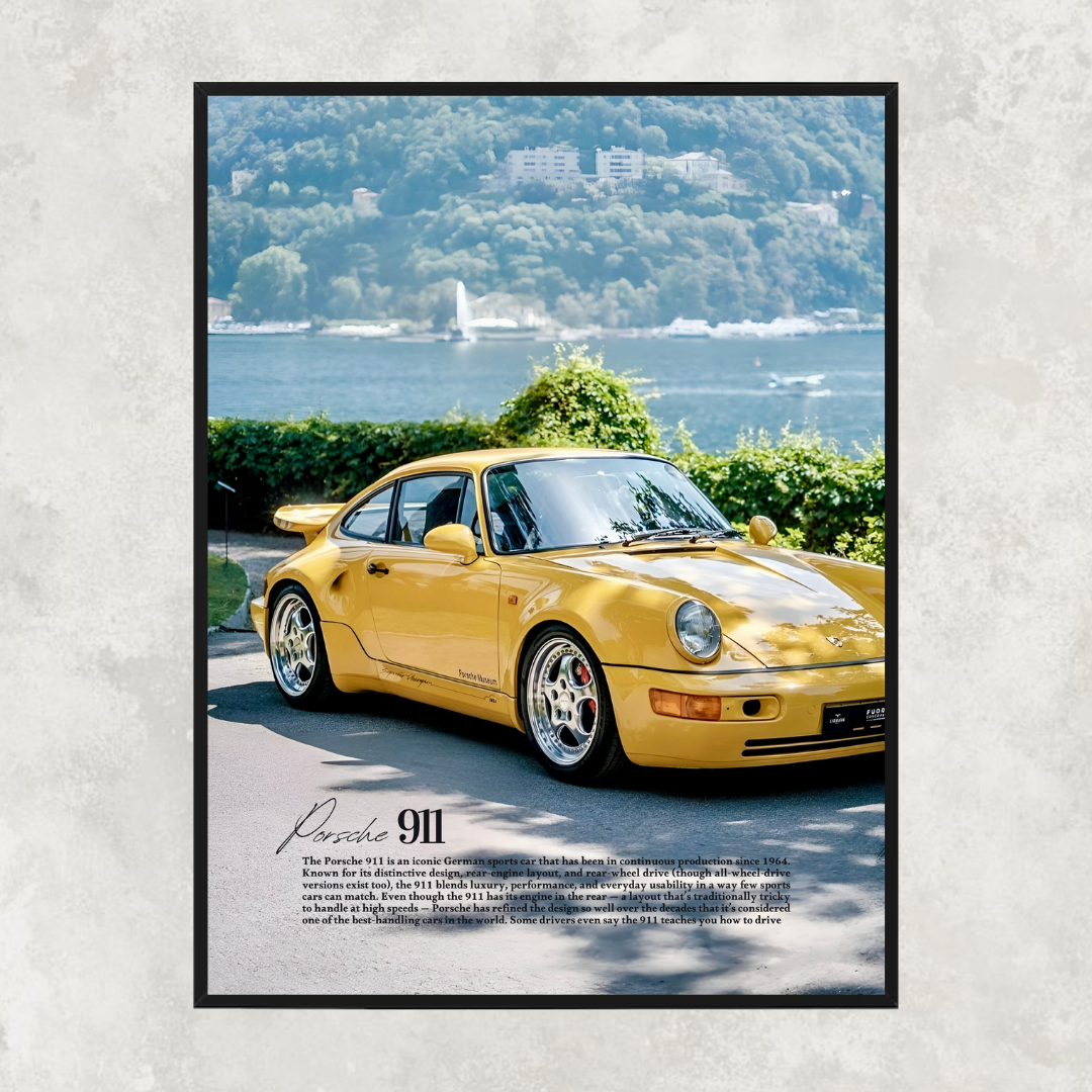 Porsche 911 Yellow - Old money