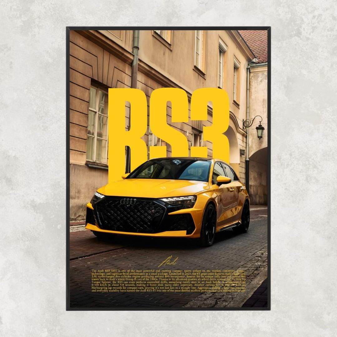 Audi RS3 8Y Yellow - Gallery