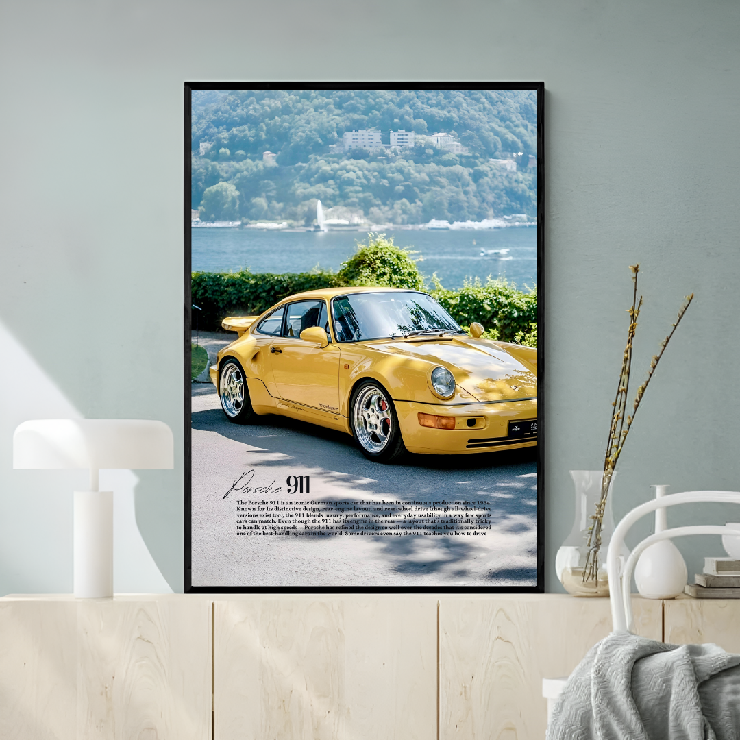 Porsche 911 Yellow - Old money