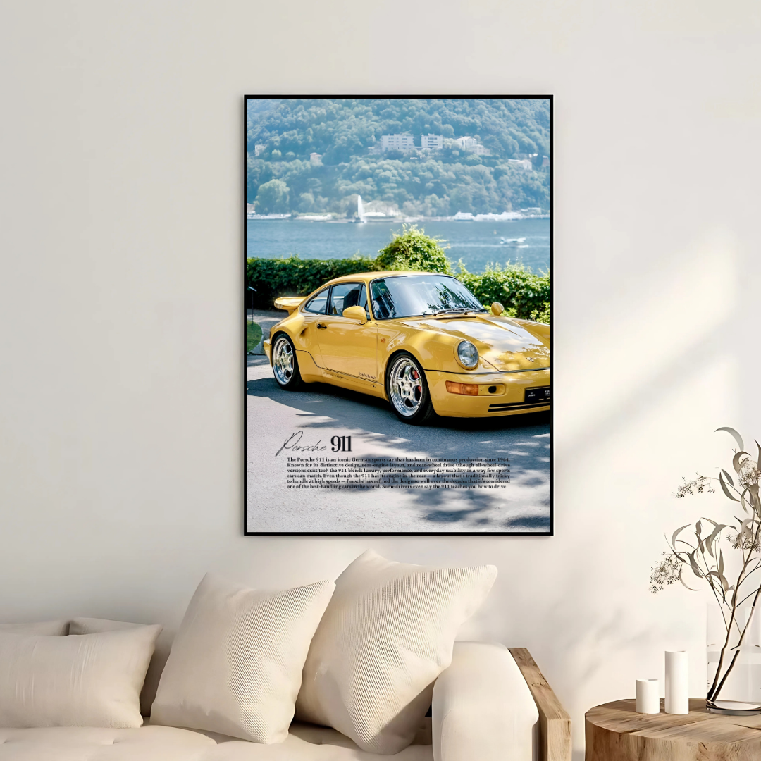 Porsche 911 Yellow - Old money