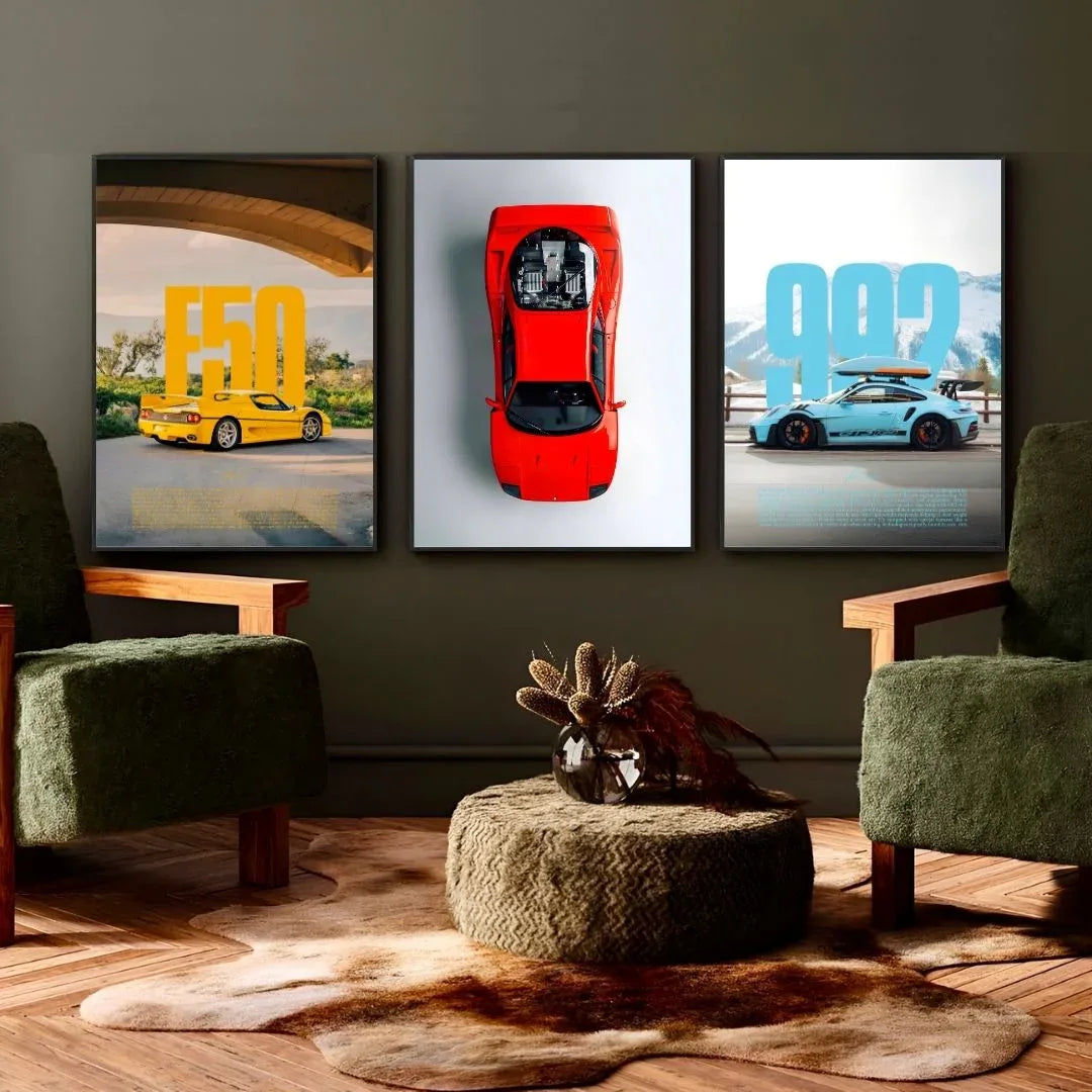 Ferrari F40 Draufsicht - Galerie
