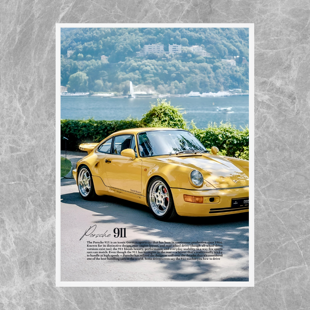 Porsche 911 Yellow - Old money