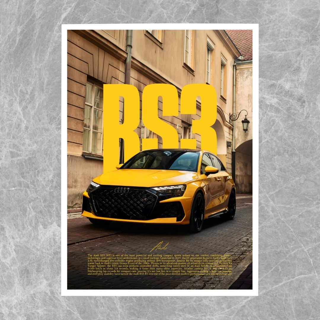 Audi RS3 8Y Yellow - Gallery
