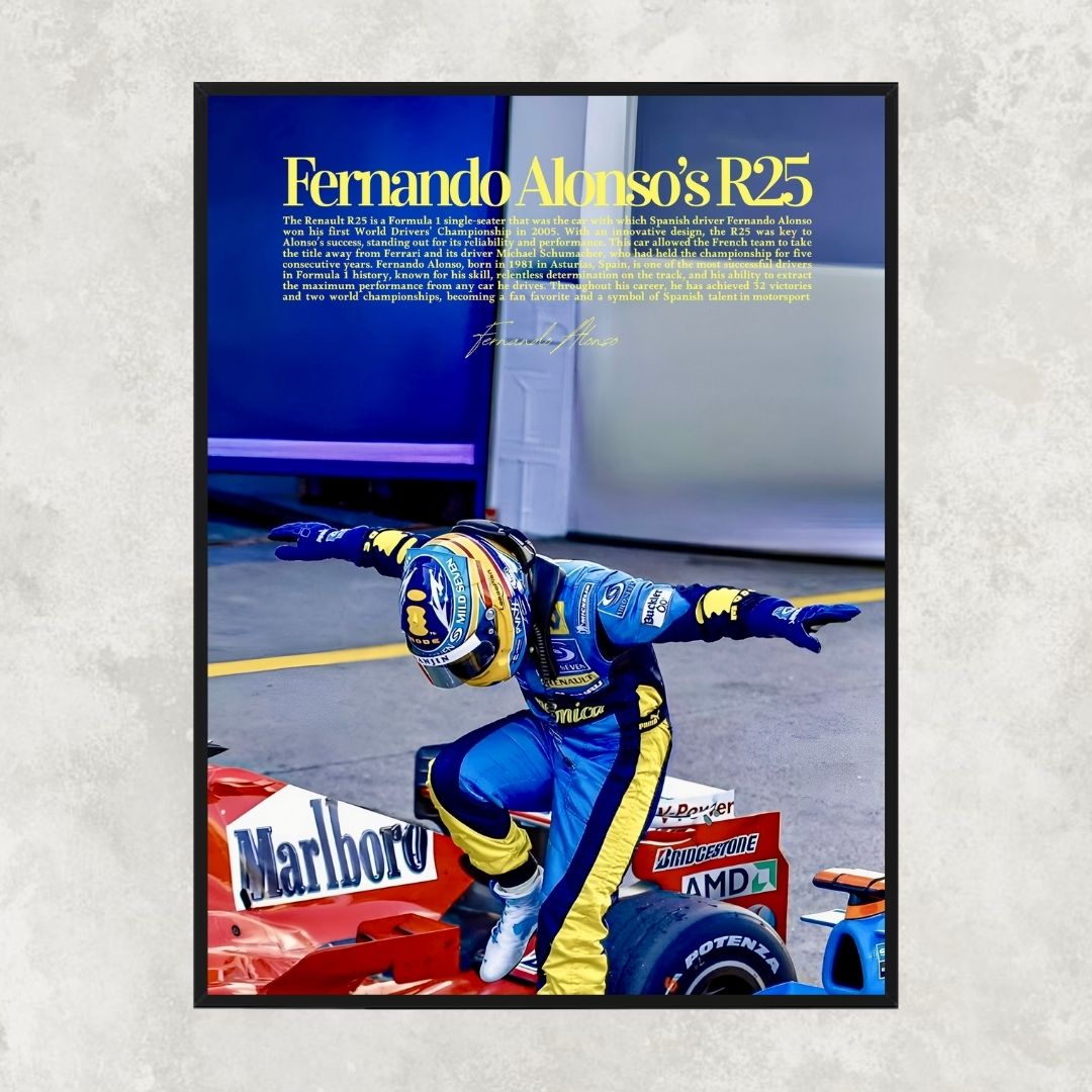Fernando Alonso Renault R25 F1 - Old money