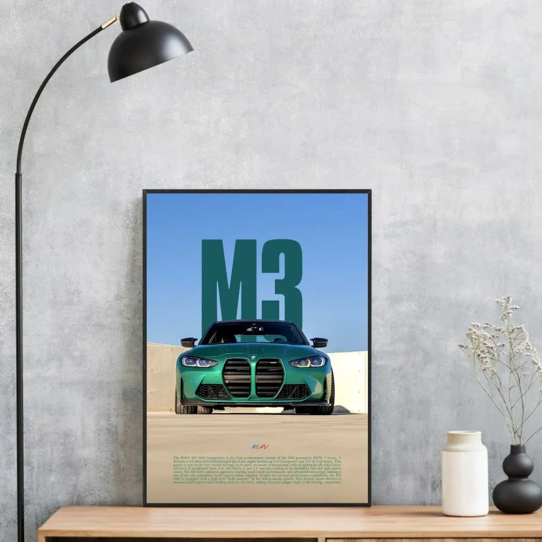 BMW M3 Competition Green - Old money