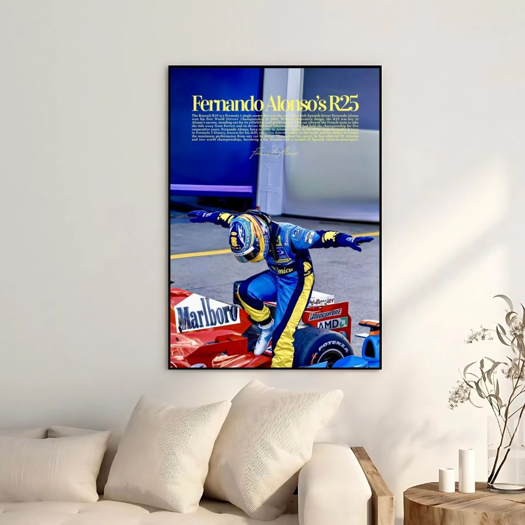 Fernando Alonso Renault R25 F1 - Old money