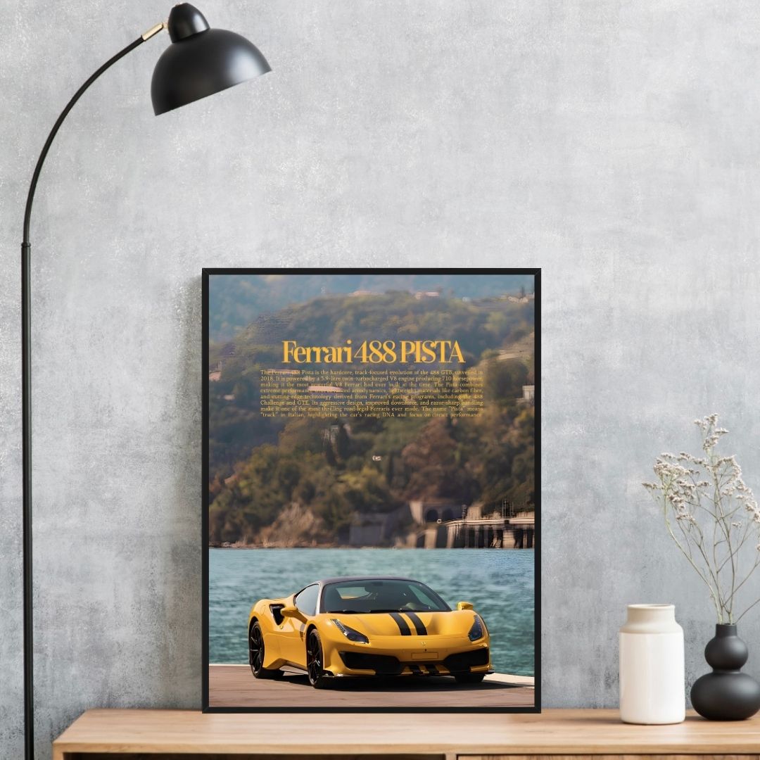 Ferrari 488 Pista Yellow - Old money