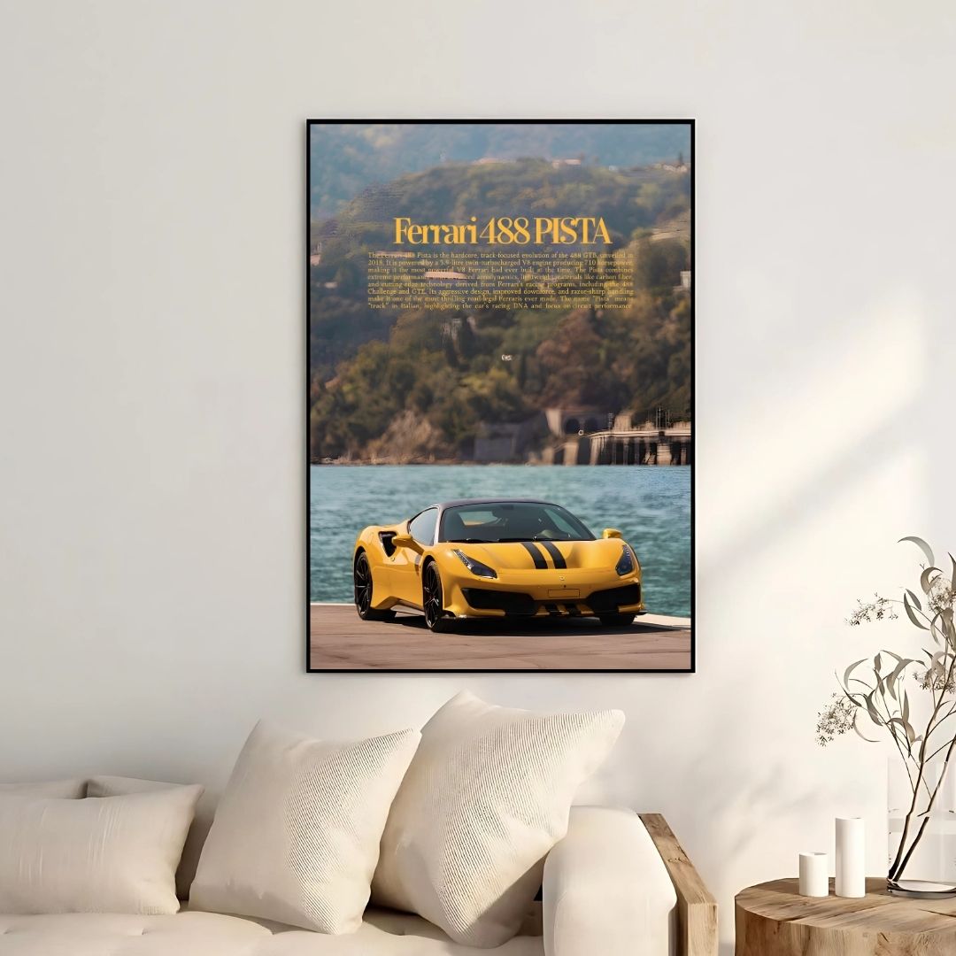 Ferrari 488 Pista Yellow - Old money