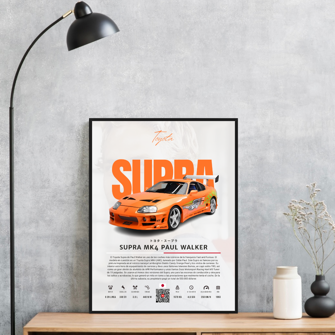 Toyota Supra Paul Walker - Descriptive