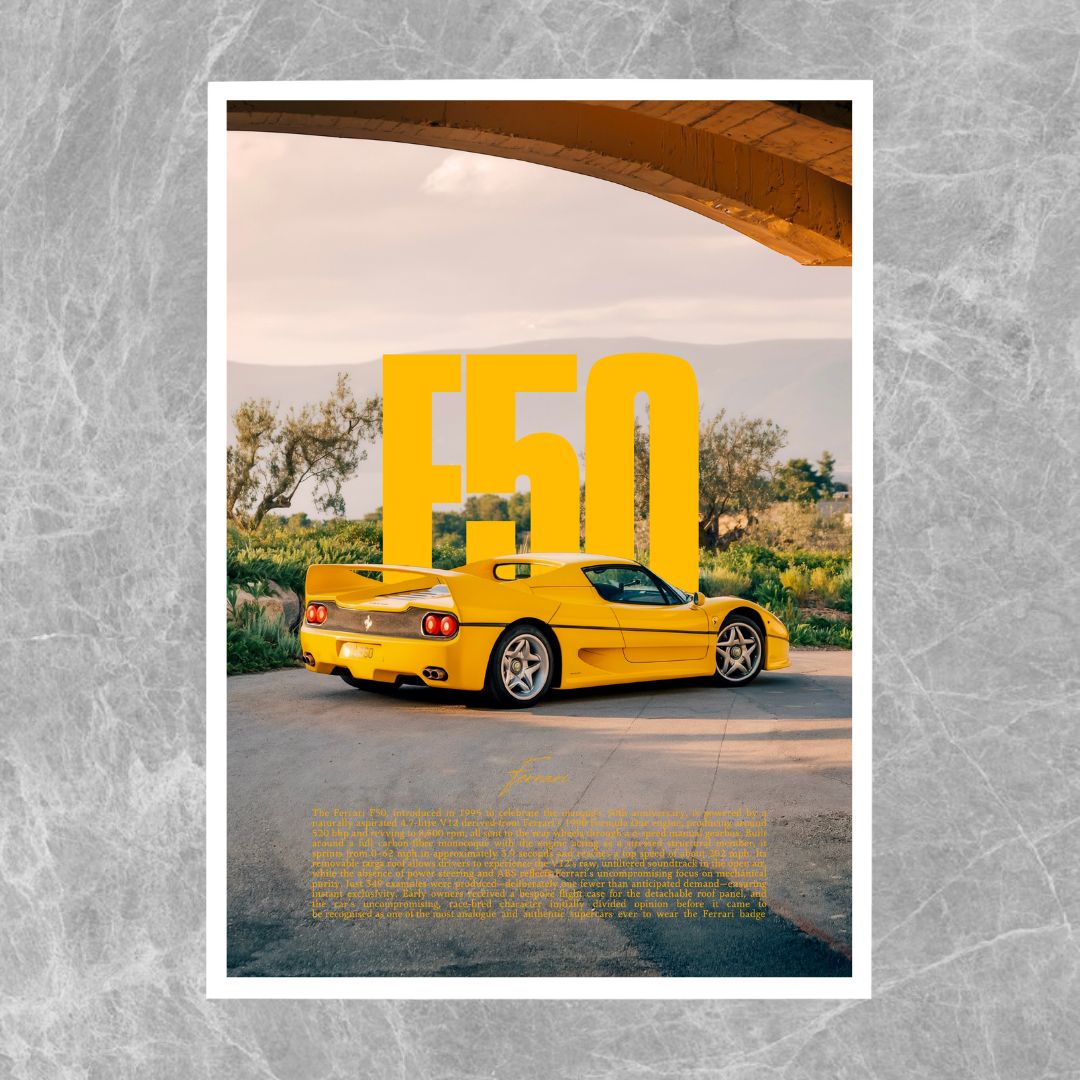 Ferrari F50 Arrière - Galerie