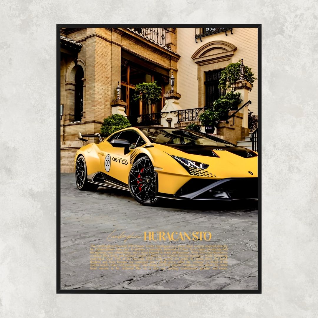 Lamborghini Huracan STO Yellow - Old money