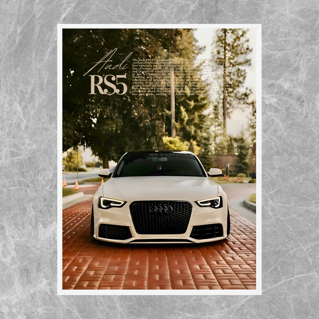 Audi RS5 8T White - Old money