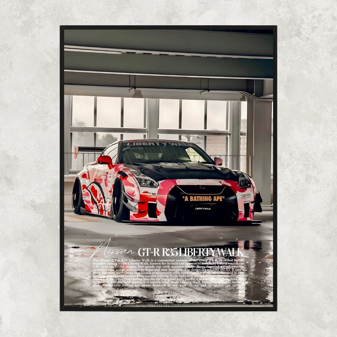 Nissan GTR R35 Liberty Walk - Old money