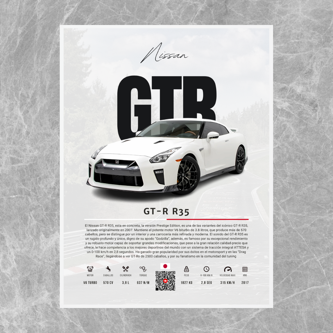 Nissan GTR R35 - Descriptive