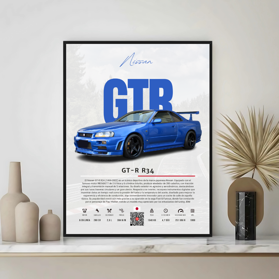 Nissan GTR R34 - Descriptive