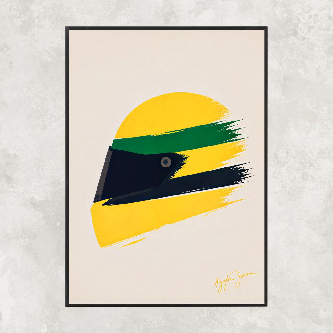 Ayrton Senna Brazil Helmet - Gallery