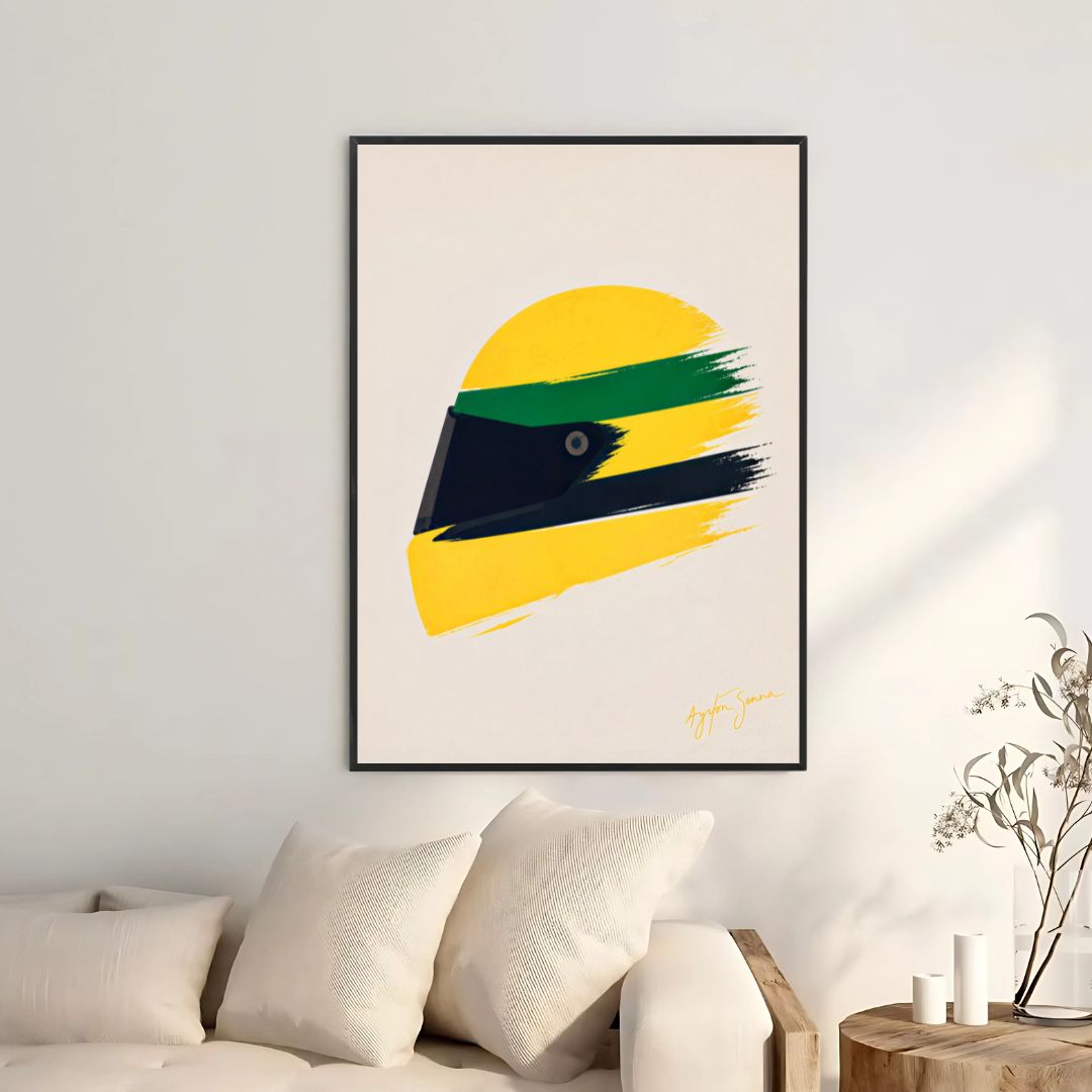 Ayrton Senna Brazil Helmet - Gallery