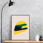 Ayrton Senna Brazil Helmet - Gallery