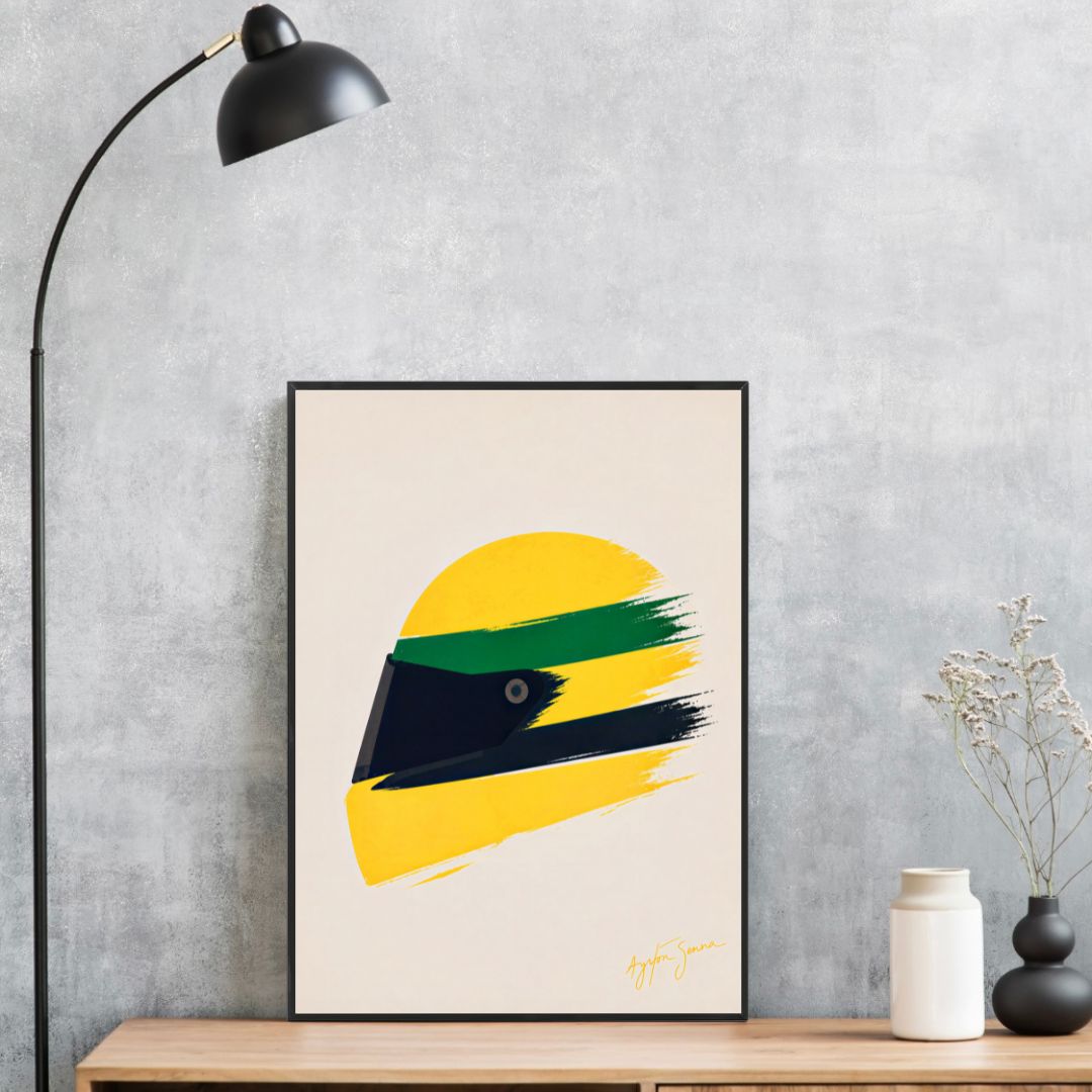 Ayrton Senna Brazil Helmet - Gallery