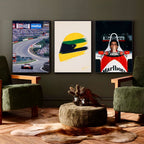 Ayrton Senna Brazil Helmet - Gallery