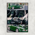 Porsche 911 RWB Collage - Galerie