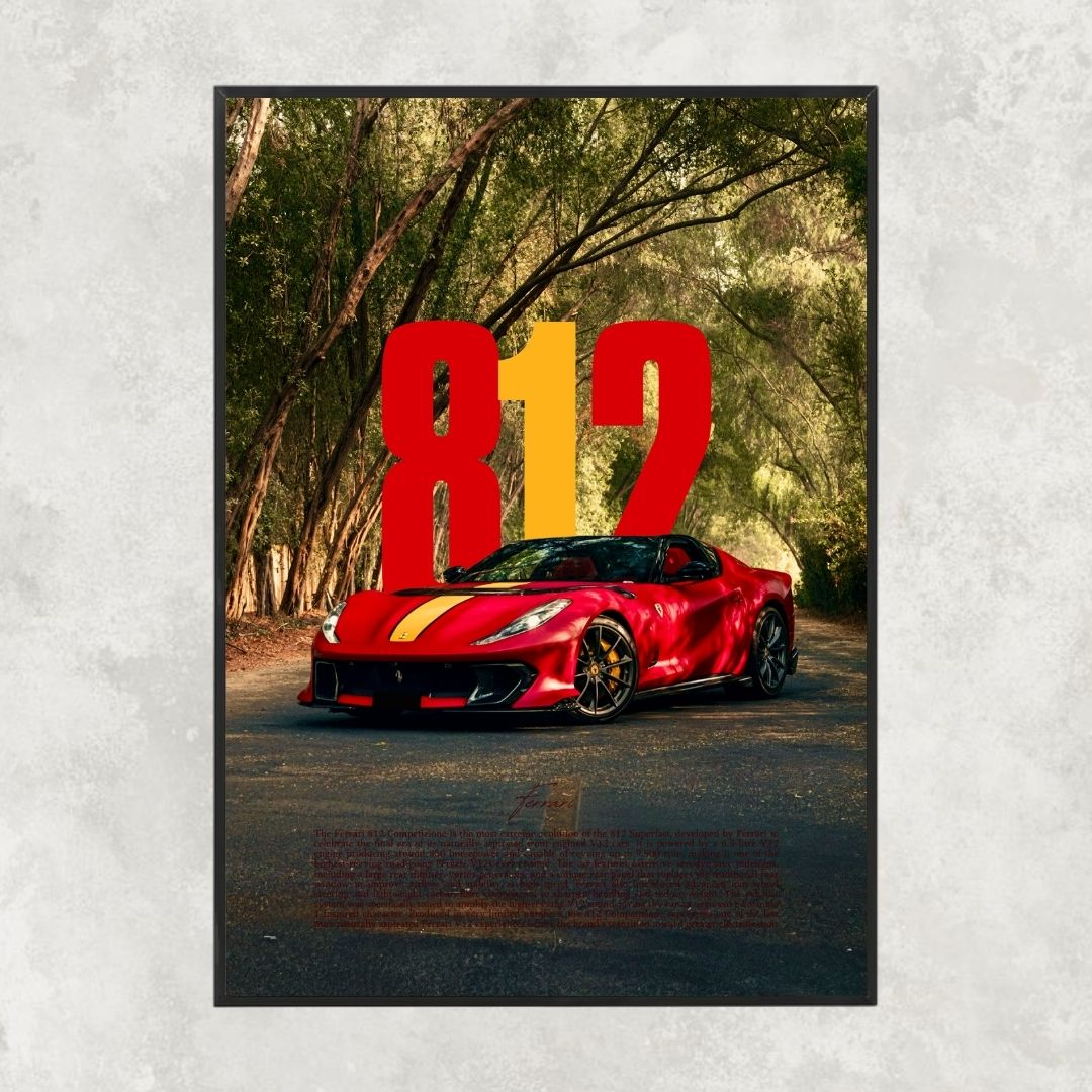 Ferrari 812 Competizione Red - Gallery