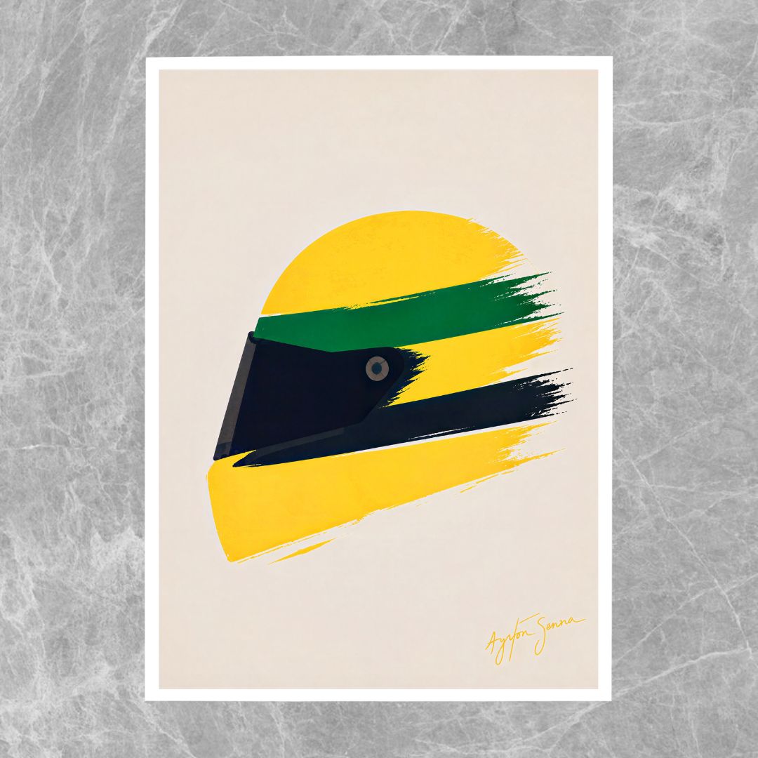 Ayrton Senna Brazil Helmet - Gallery
