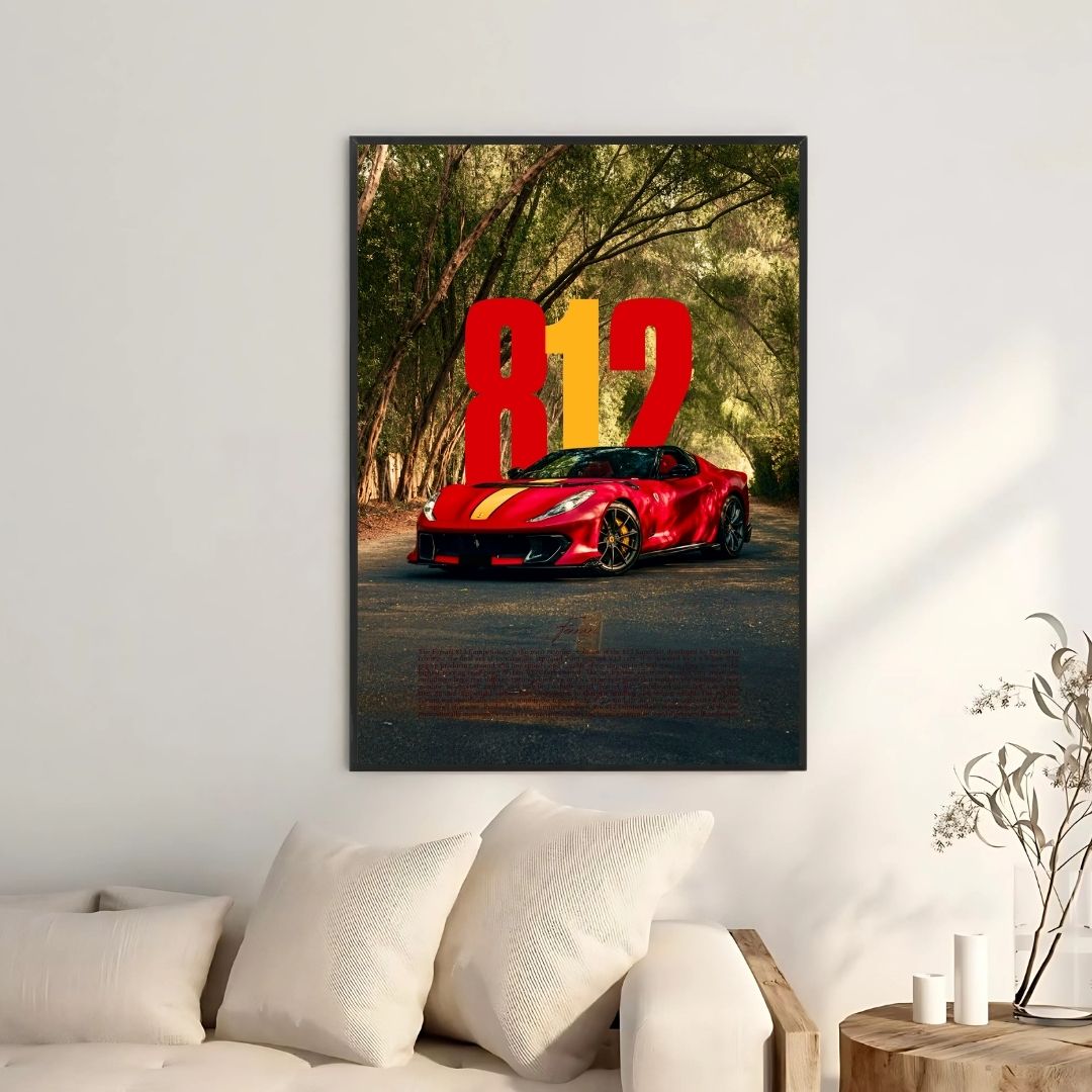 Ferrari 812 Competizione Red - Gallery