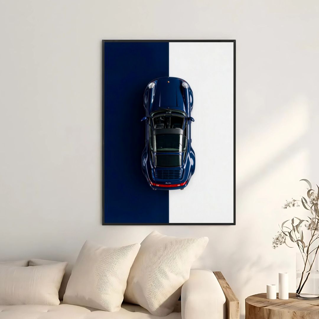 Porsche 911 993 Turbo Top View - Gallery