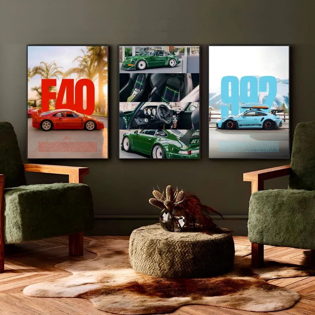 Porsche 911 RWB Collage - Galerie