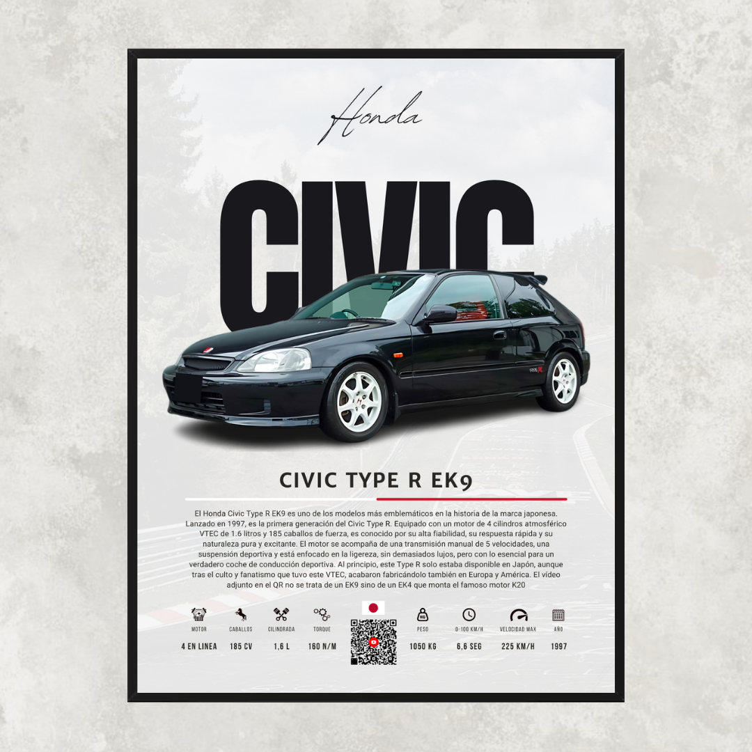 Honda Civic Type R EK9 - Descriptive