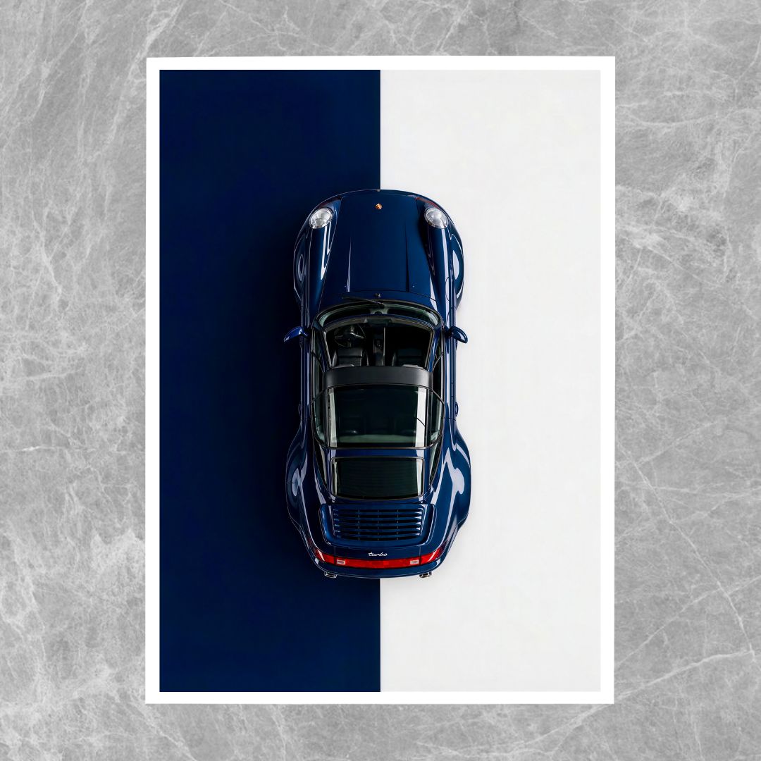 Porsche 911 993 Turbo Top View - Gallery