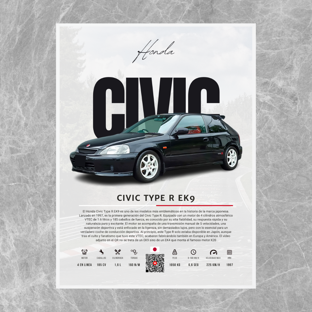 Honda Civic Type R EK9 - Descriptive