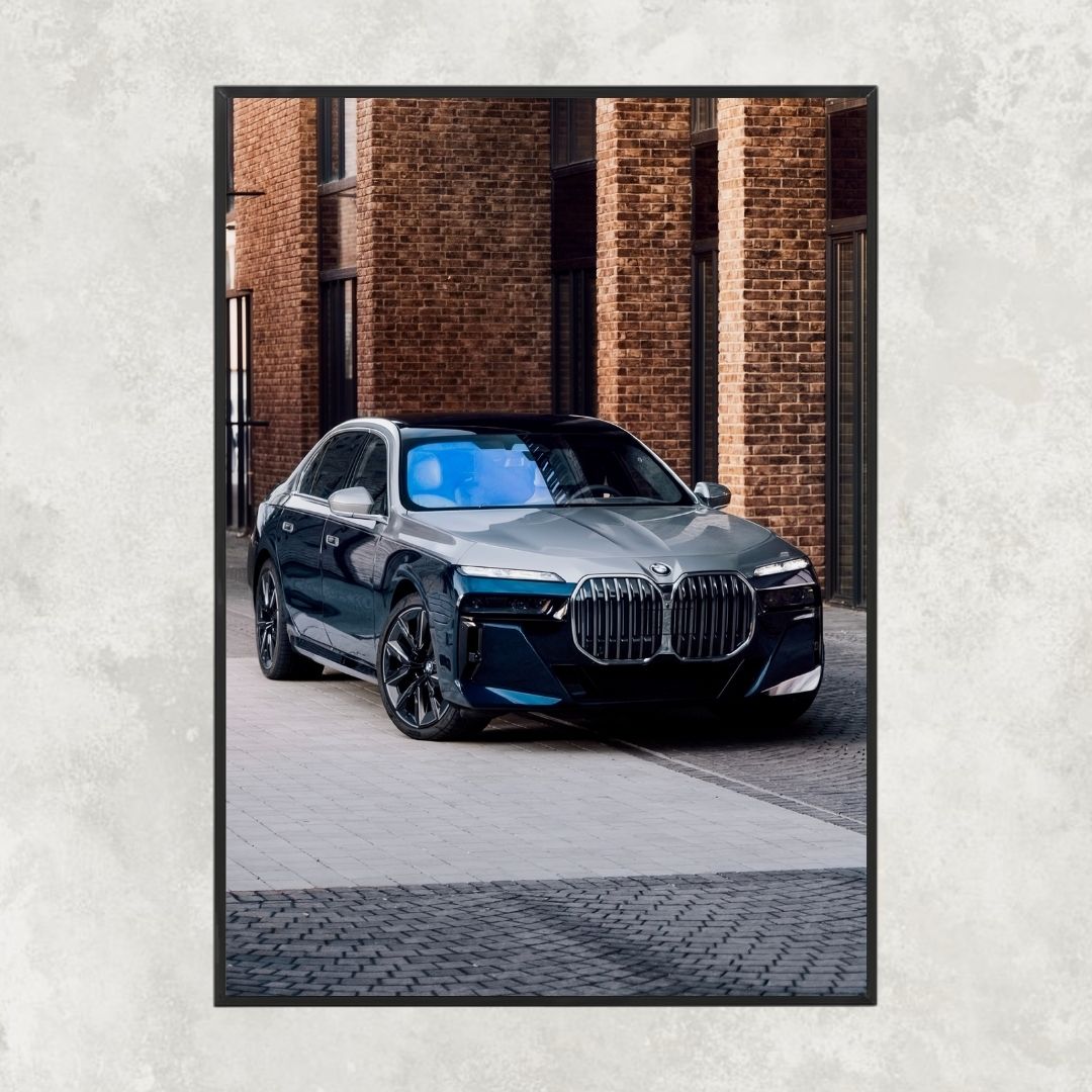 BMW i7 Blue - Gallery