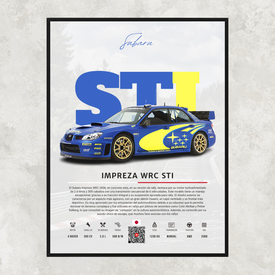 Subaru Impreza WRC STI - Descriptive