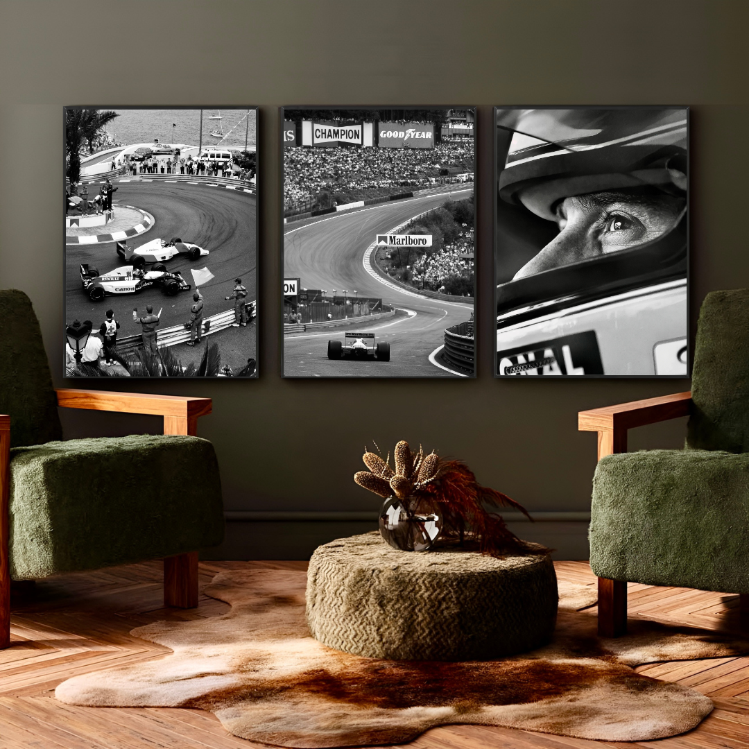 Ayrton Senna's McLaren F1 Spa Black & White - Gallery