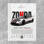 Pagani Zonda Cinque Roadster - Descriptive