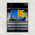 Fernando Alonso Renault R25 Side - Old money