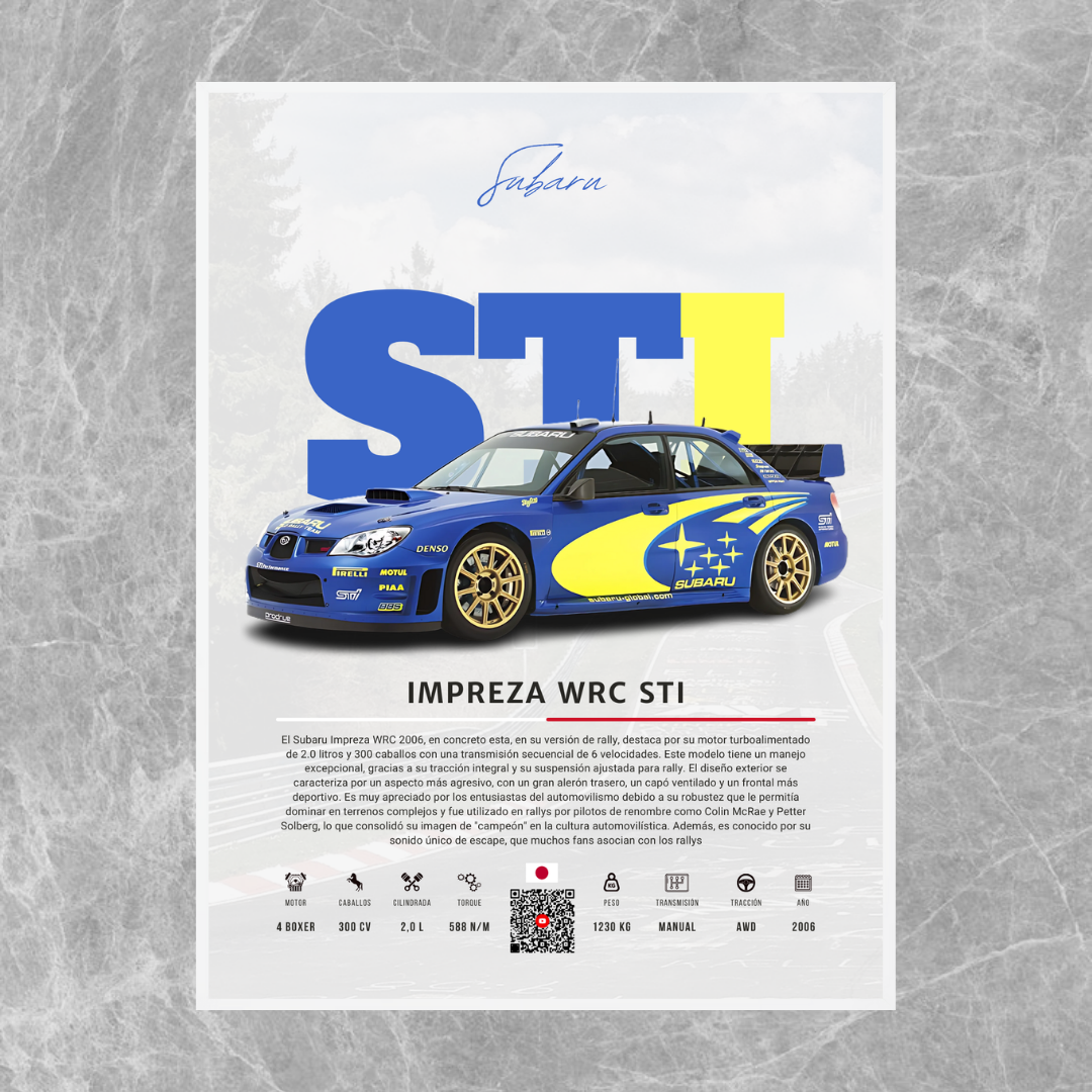 Subaru Impreza WRC STI - Descriptive