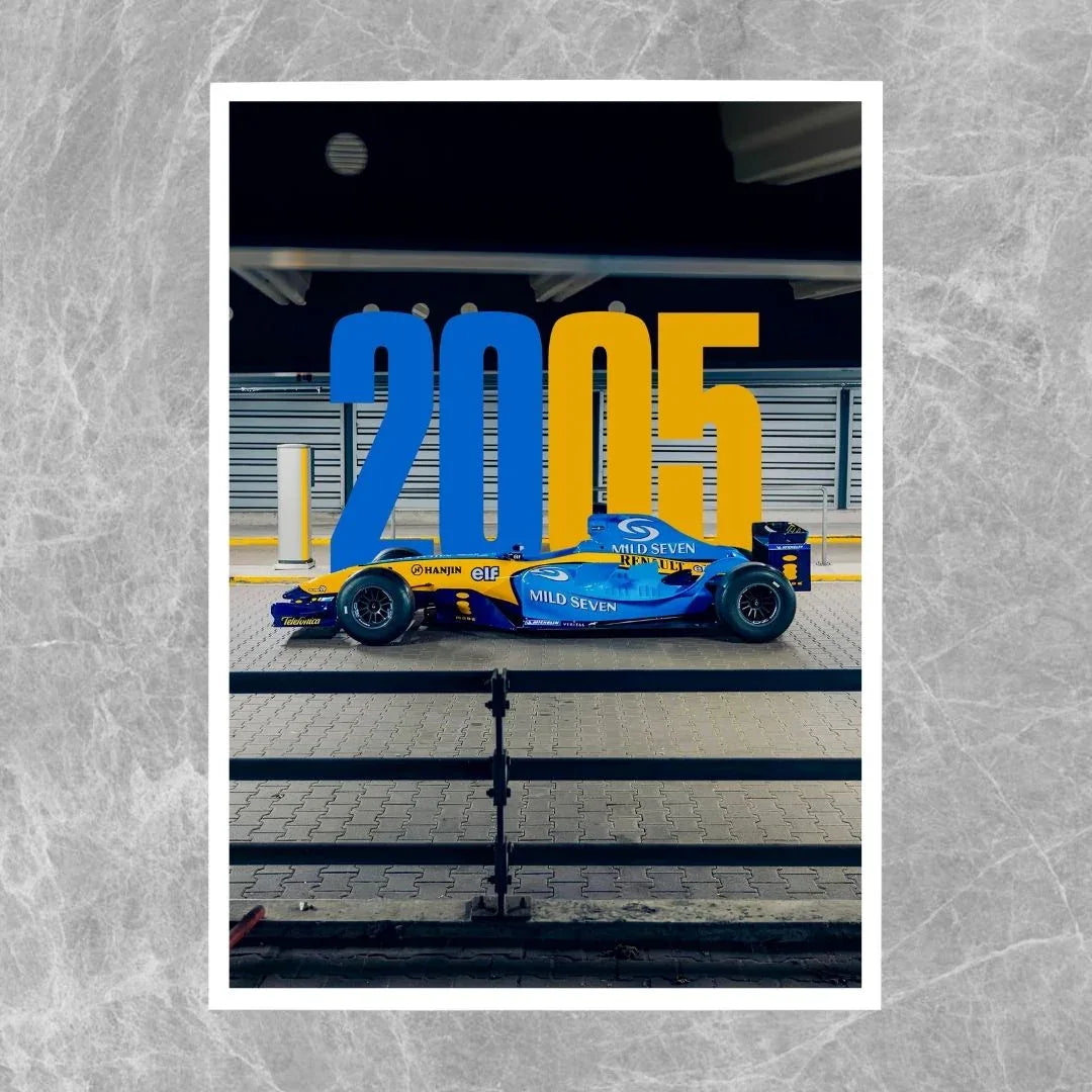 Fernando Alonso Renault R25 Side - Old money