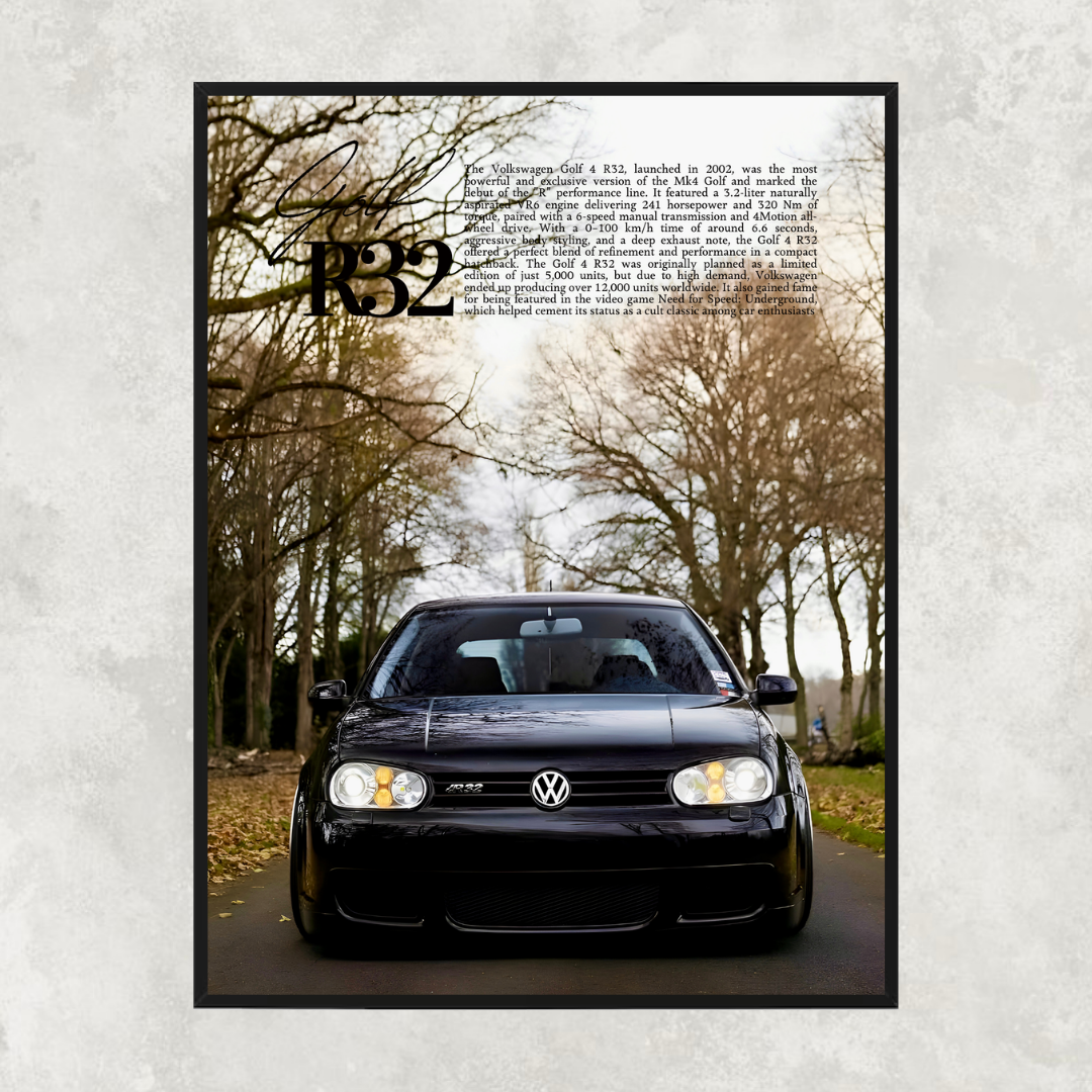 Volkswagen Golf MK4 R32 Black - Old money