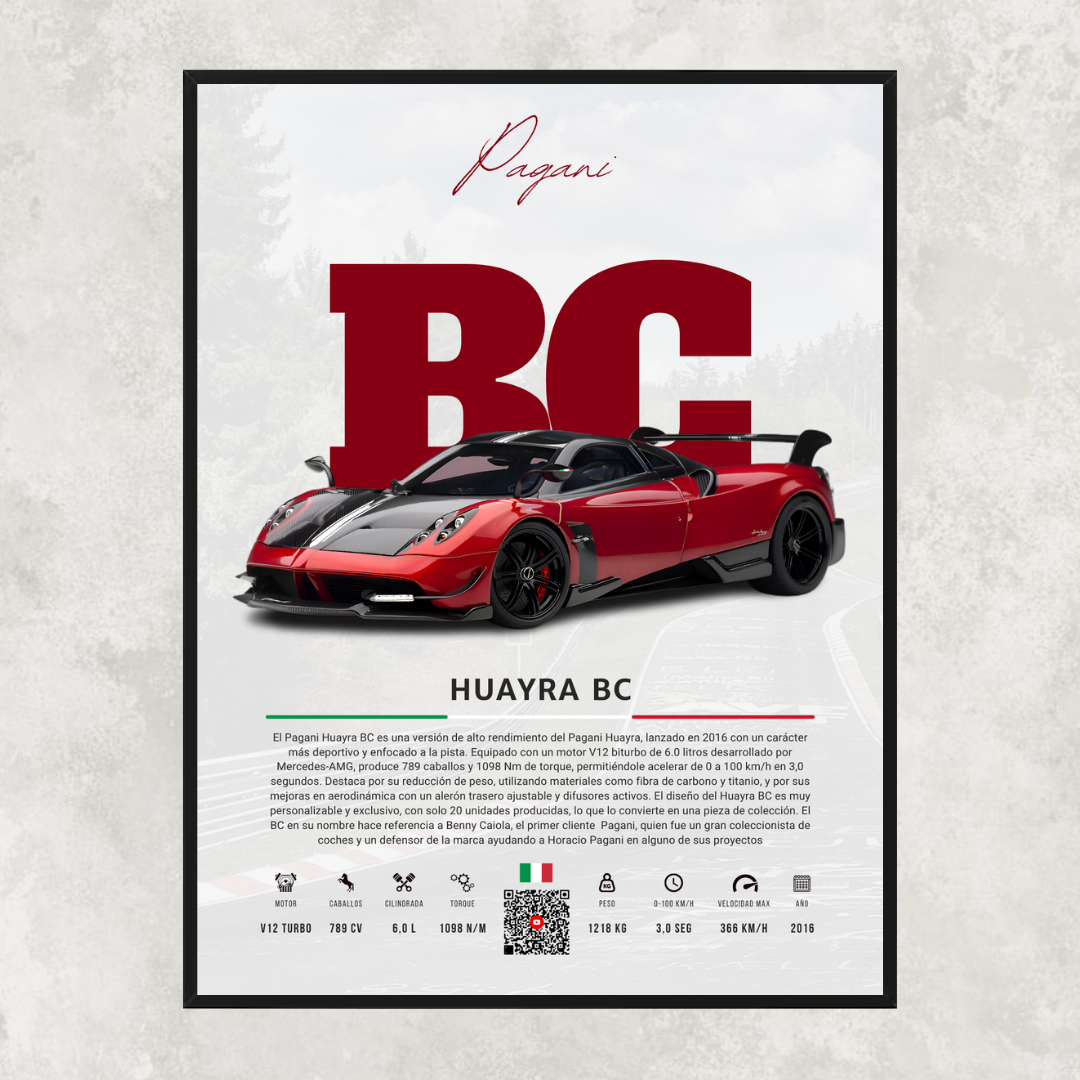 Pagani Huayra BC - Descriptive