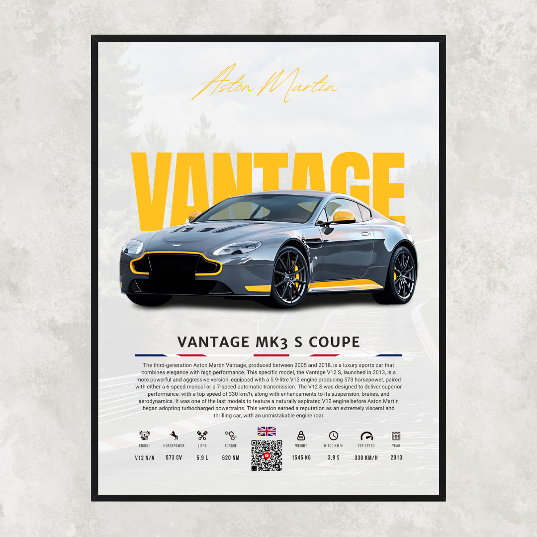 Aston Martin Vantage MK3 - Descriptive