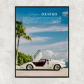 Lamborghini Countach Beach - Old money