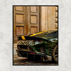Ferrari 812 Competizione Green Rear - Gallery