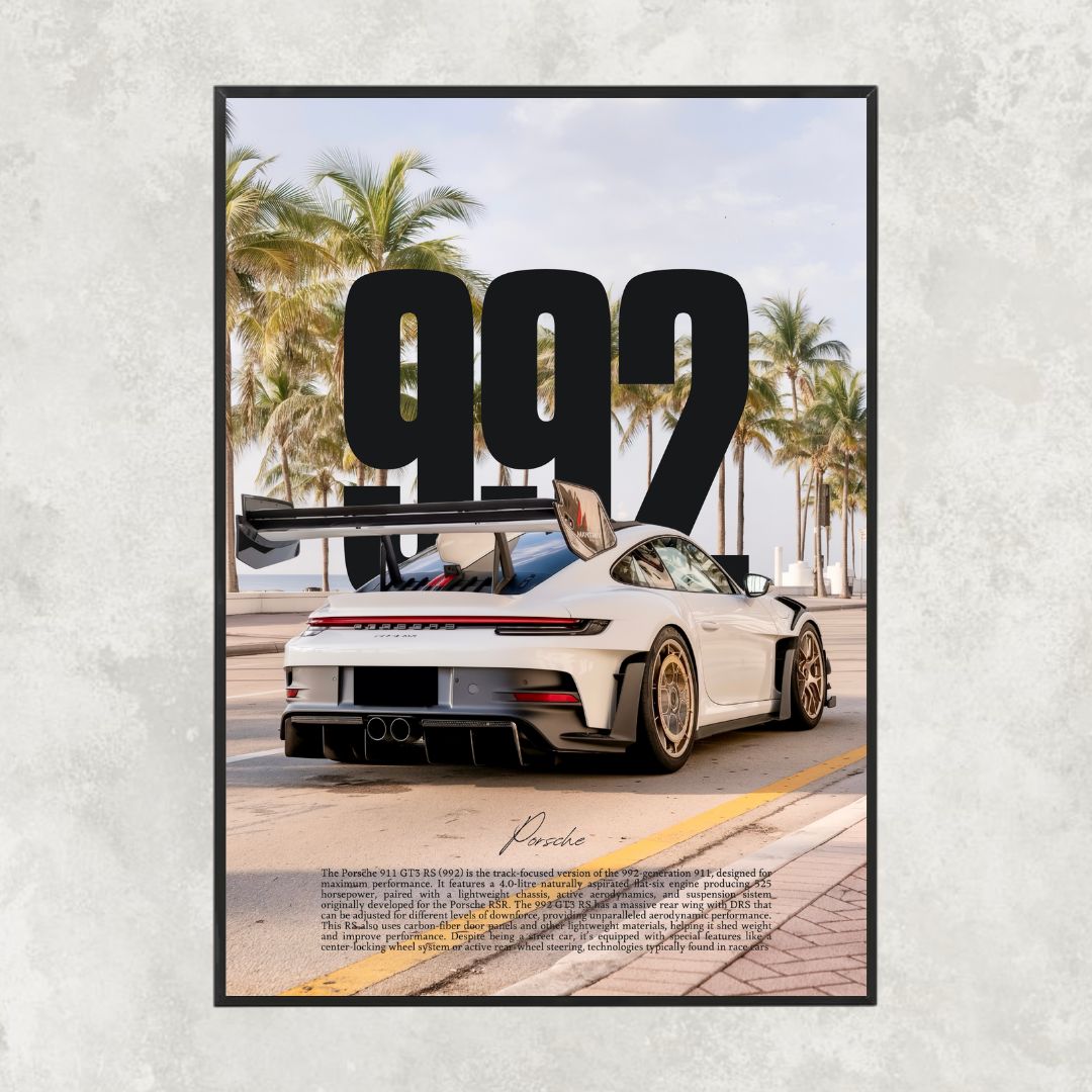 Porsche 911 GT3 RS 992 White - Gallery