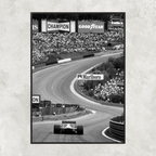 Ayrton Senna's McLaren F1 Spa Black & White - Gallery