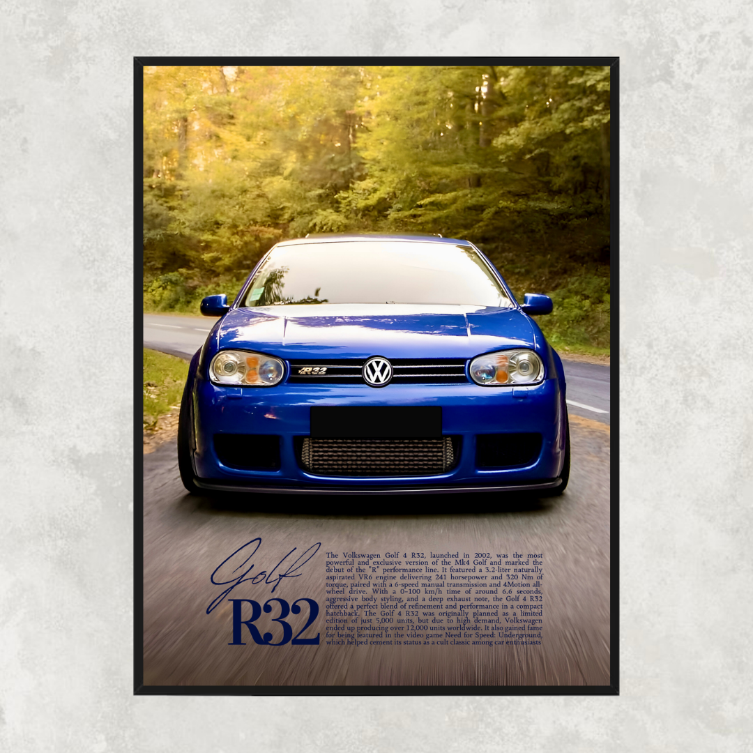 Volkswagen Golf MK4 R32 Blue - Old money