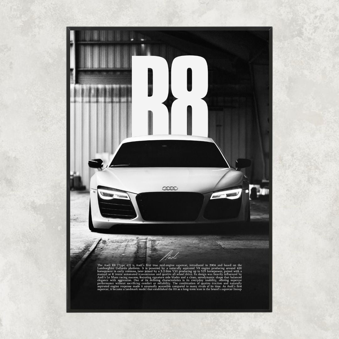 Audi R8 Type 42 White - Gallery